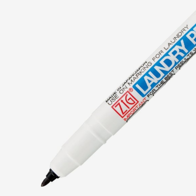 Fabric Marker ZIG LAUNDRY PEN, Svart