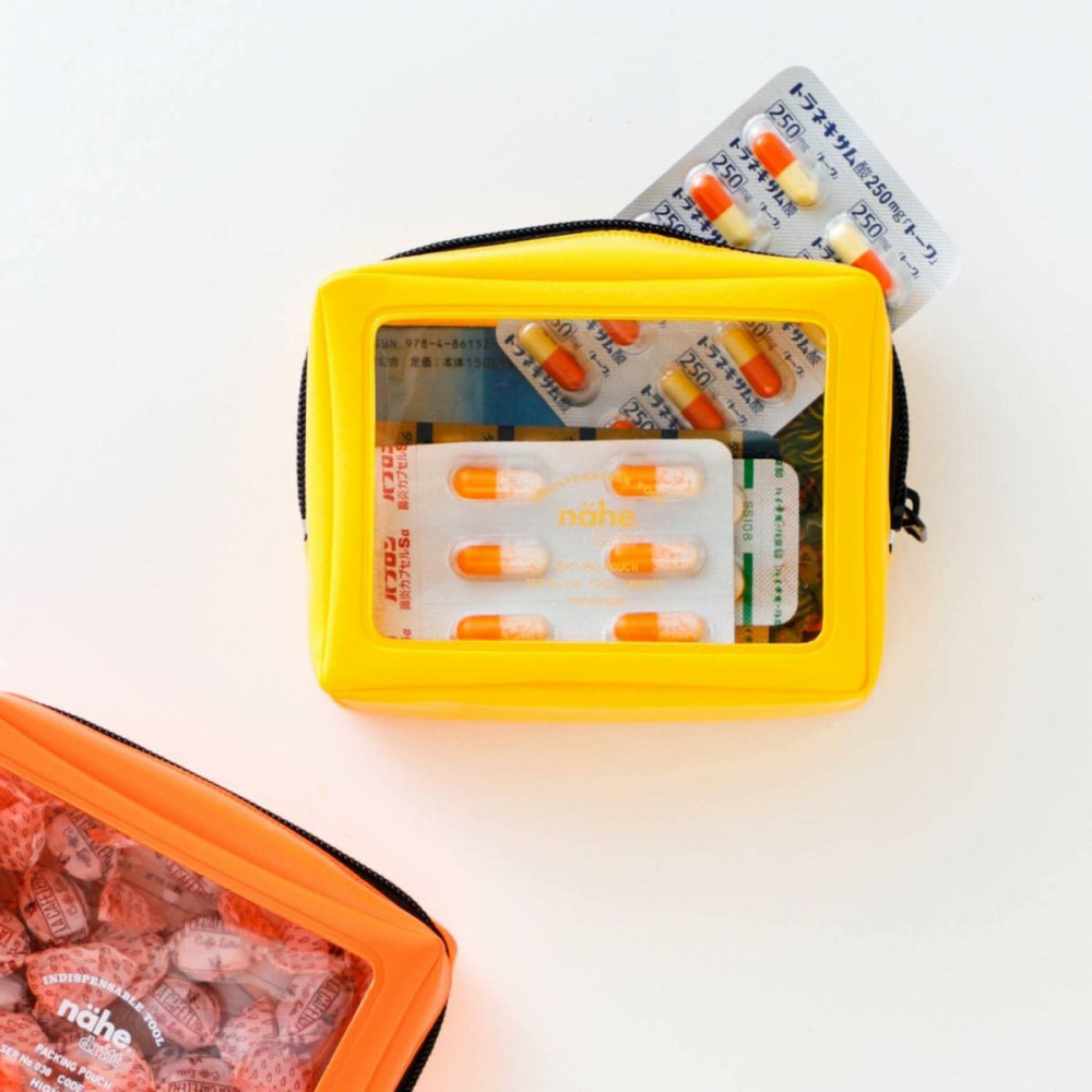 Necessär, PACKING POUCH MINI, 12 x 5,5 x H 9 cm , Nähe, Blå