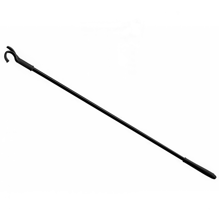 Bar with hook for wardrobe in metal, REACH BAR, 76 cm