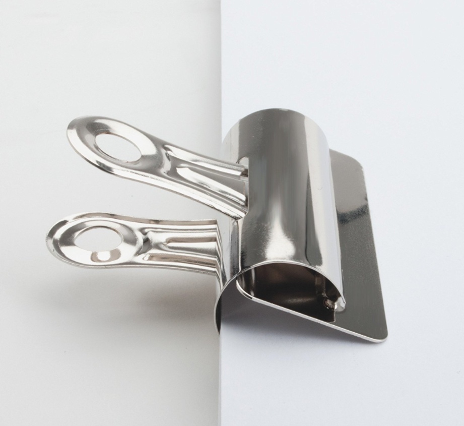 Paper Clips, Metal, Set of 12 st, BOSTON SMALL, 3 cm, Silver