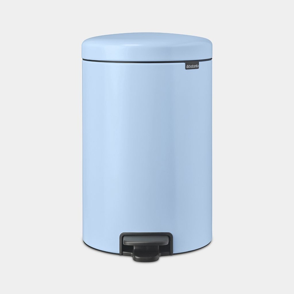 Trash Can / Pedal Bin, 3 L, BRABANTIA NEWICON, Ø 17 x H 26,4 cm, Dreamy Blue