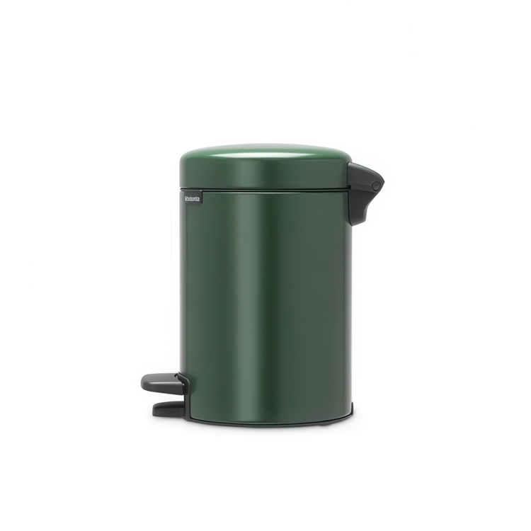 Trash Can / Pedal Bin, 3 L, BRABANTIA NEWICON, Ø 17 x H 26,4 cm, Pine Green