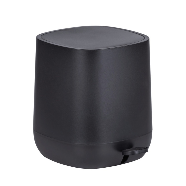 Trash Can / Pedal Bucket, 5 L, DAVOS EASY-CLOSE, Black