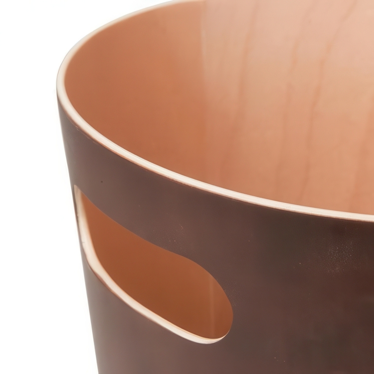 Trash can, 7,5 L WOODROW, Ø 23 x H 28 cm, Umbra