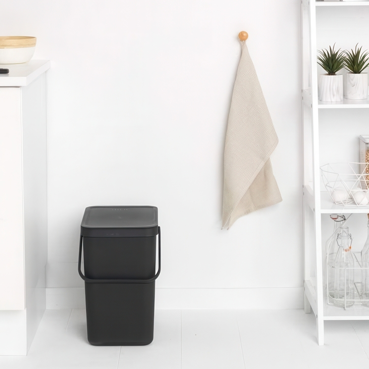 Waste bin with lid and handle 12L, Brabantia
