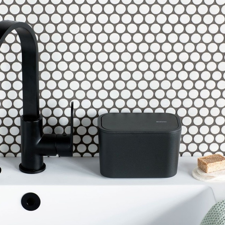 Trash, Swing lid, MINDSET MINI WASTE CADDY, 8,5 x 15 x H 9,8 cm, Brabantia