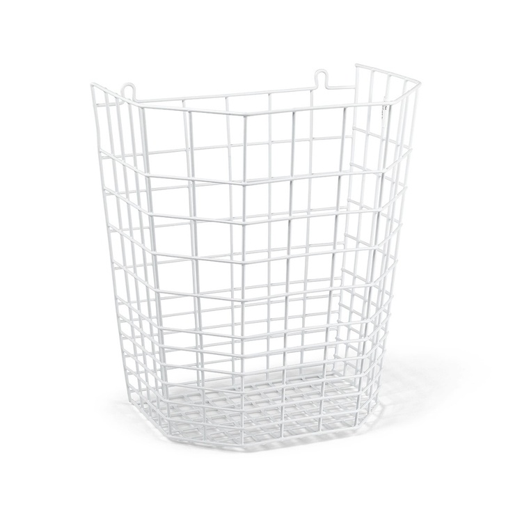 Wastebasket, wall-mounted, HABO, 30 x 23 x H 35 cm, White