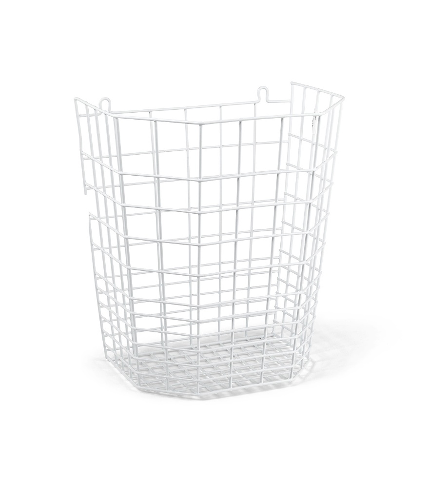 Wastebasket, wall-mounted, HABO, 30 x 23 x H 35 cm, White