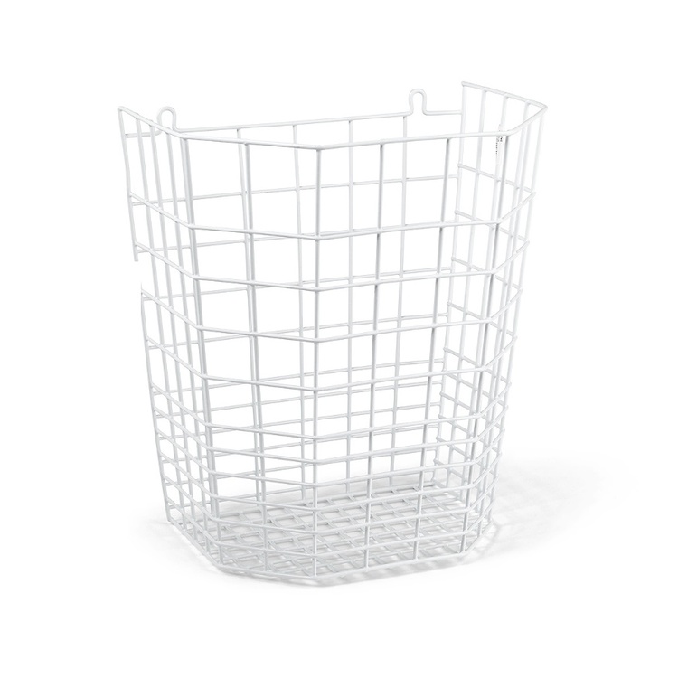 Wastebasket, wall-mounted, HABO, 30 x 23 x H 35 cm, White