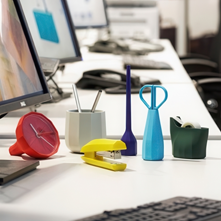 Pen Cup BABYLON, Lexon, Ø 8,5 x H 9 cm, Light grey