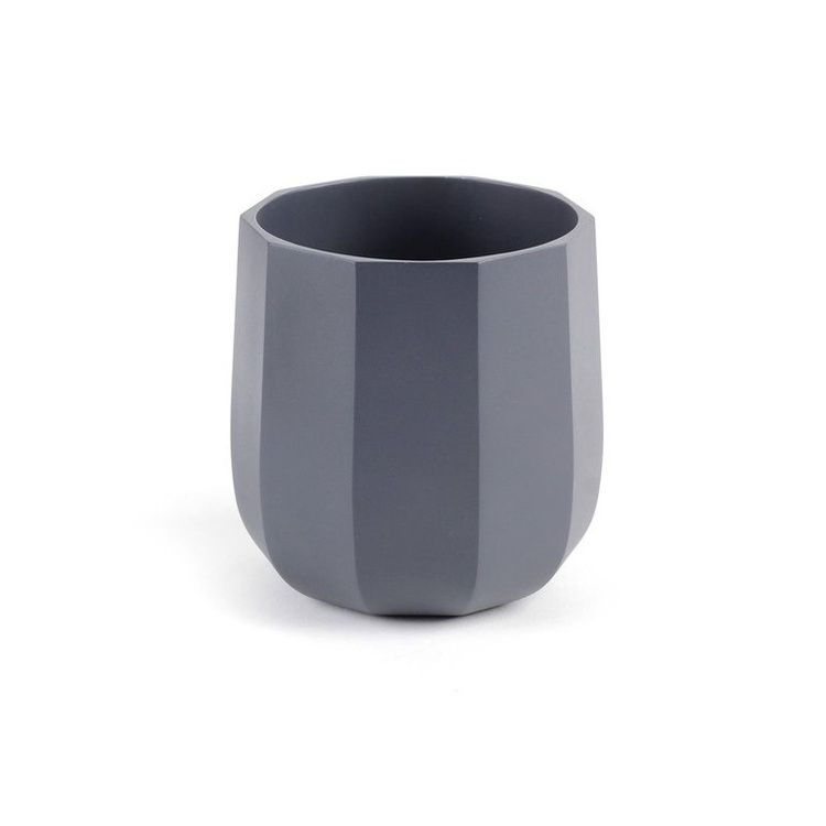 Pen Cup BABYLON, Lexon, Ø 8,5 x H 9 cm, Dark grey