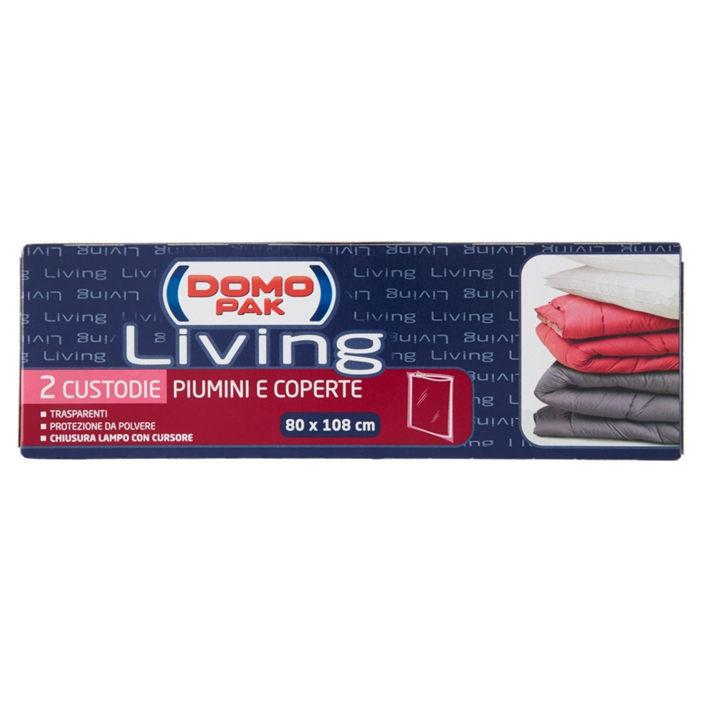 Duvets Covers, Set of 2, LIVING, 80 x H 108 cm, Clear