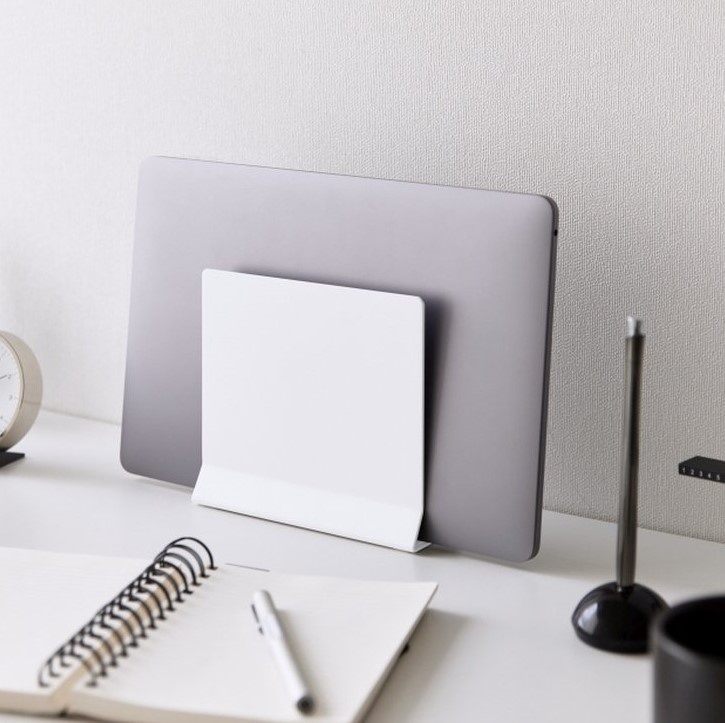 Space Saving Storage, TOWER SLIM LAPTOP STAND, Yamazaki, White