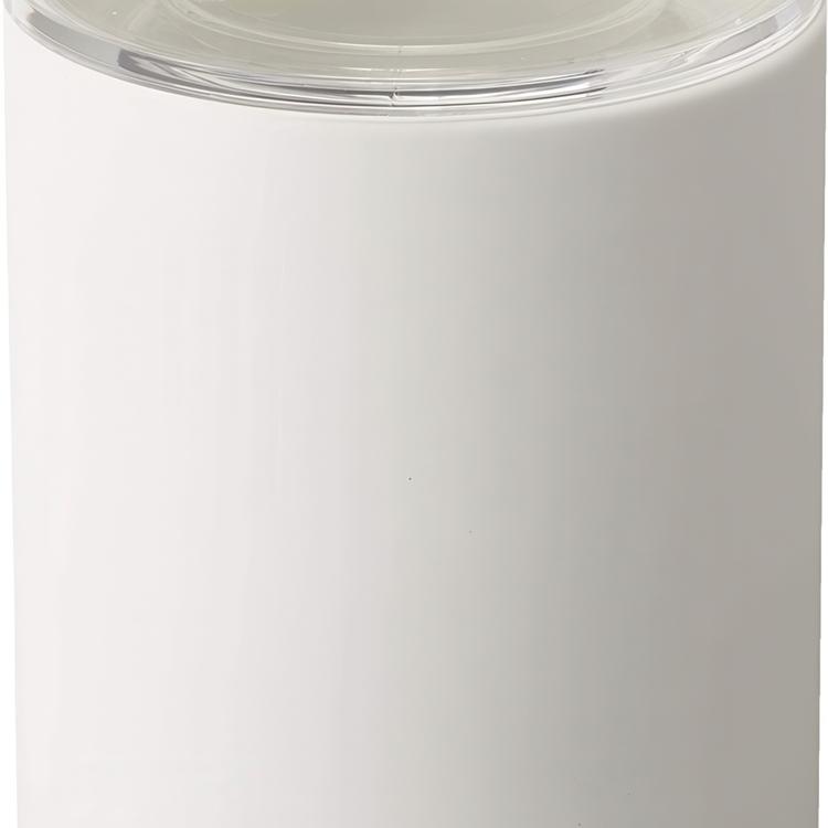 Ceramic Canister with lid, YAMAZAKI TOWER LARGE CANISTER, Ø 10,5 x H 12 cm