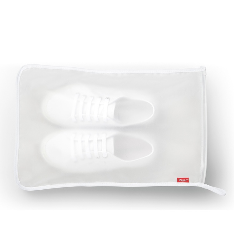 Bags for Shoes / Accessories, Waterproof, Set of 2, MILKY WHITE, 41 x 28 cm, Transparent white