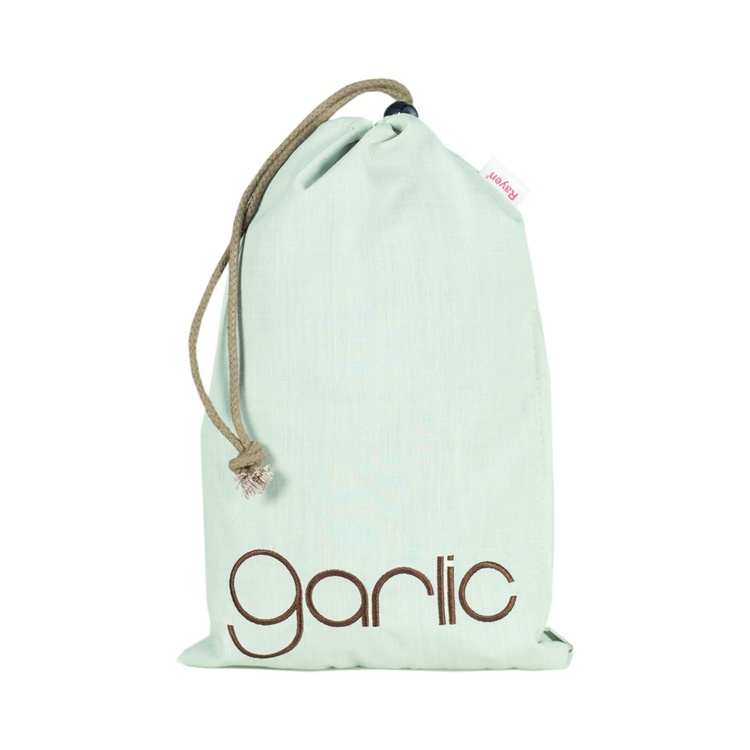 Food storage bag, FRESH GARLIC BAG, 20 x 32 cm, Beige