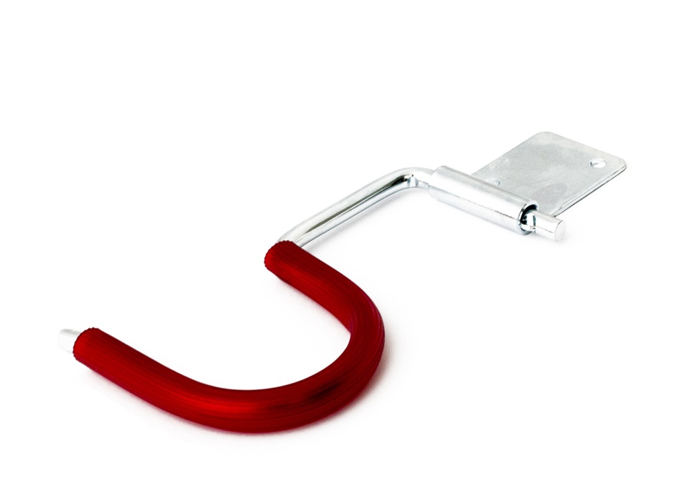 Utility holders / Grip hooks, HABO, 5 pcs, Red