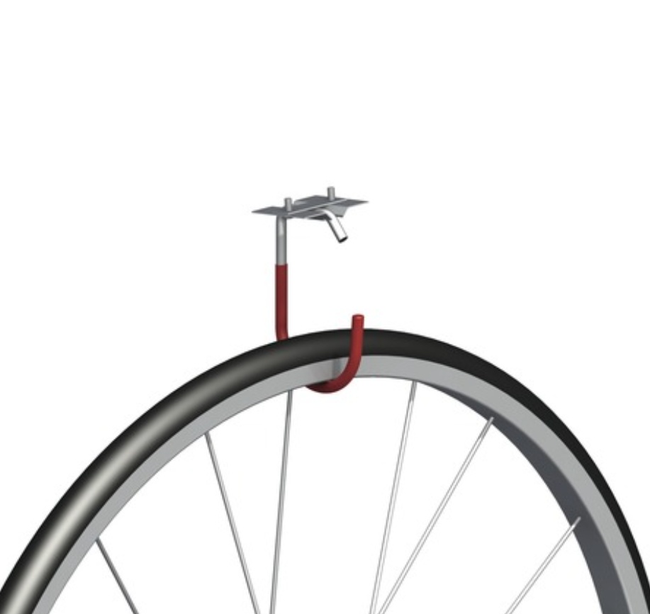 Utility hook / Bicycle hook, HABO, Red