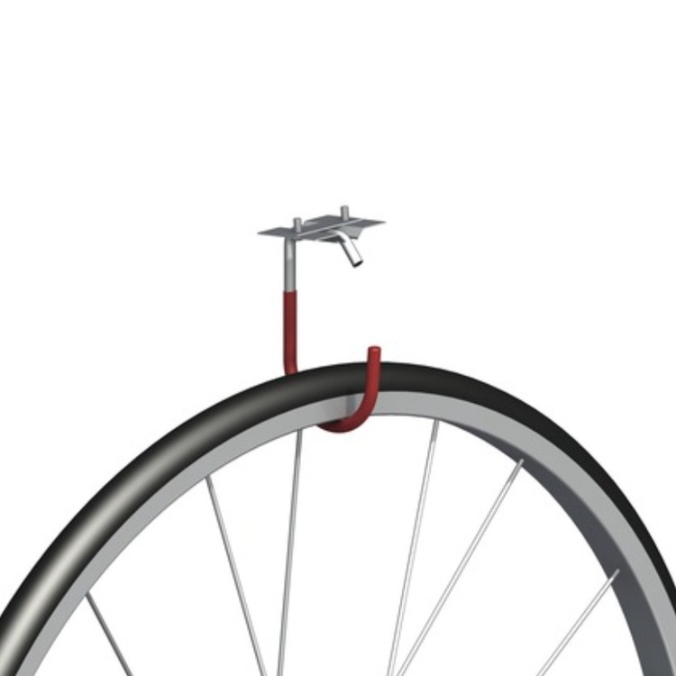Utility hook / Bicycle hook, HABO, Red