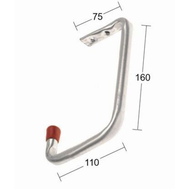 Utility hook for Ceiling & Shelves, HABO 8506, Silver