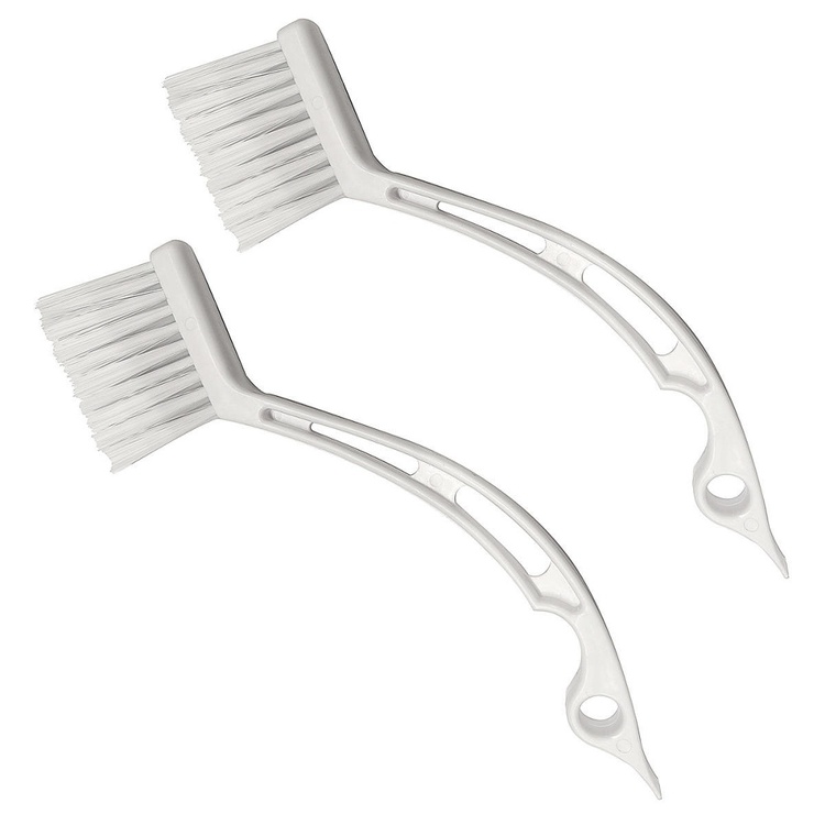 Specially shaped brushes, Set of 2, JOINT BRUSHES, White