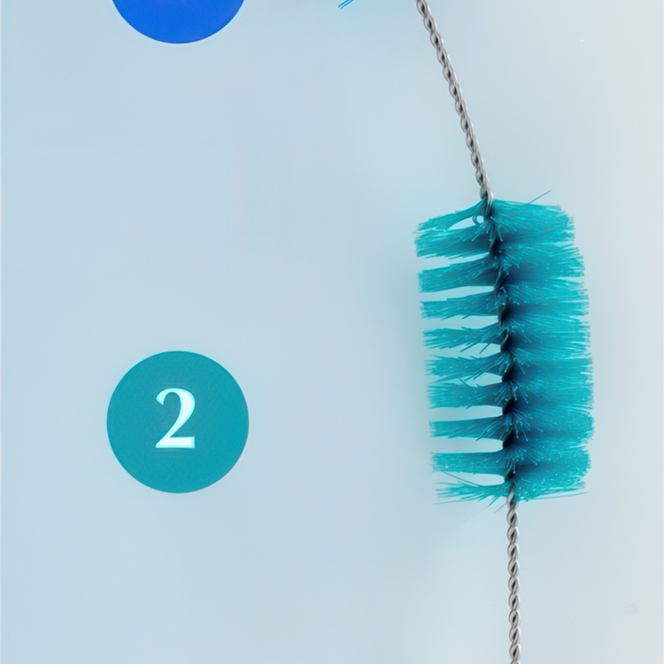 Drain Cleaner, flexible, 3-PHASE DRAIN SPIRAL, Ø 3 x 110 cm, Silver / blue / white