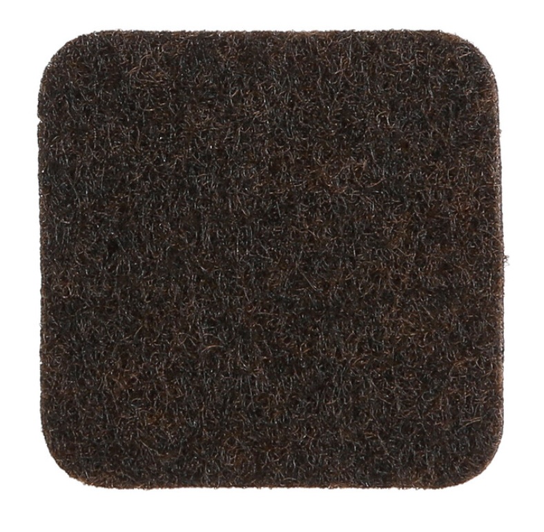 Self-Adhesive Feltpads, Set of 120, BIG PACK PATIN FEUTRE, Brown