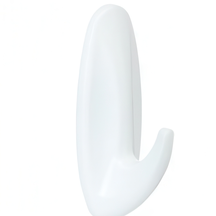 Self-adhesive hooks, Removable, Set of 2, COMMAND MEDIUM, 2,9 x H 7,9 cm, White