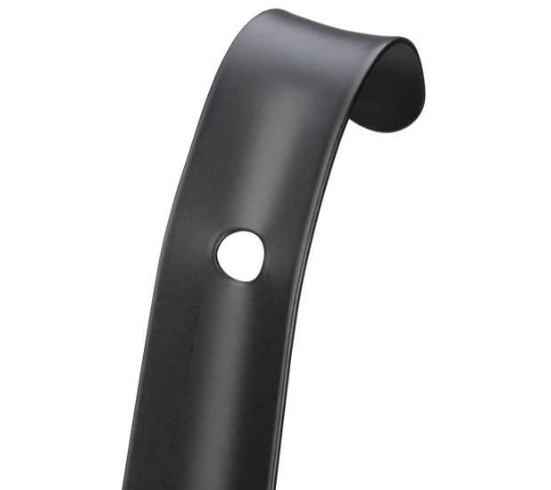 Shue horn, in Stainless steel, Extra long, SCHUHLÖFFEL, 57cm, Black