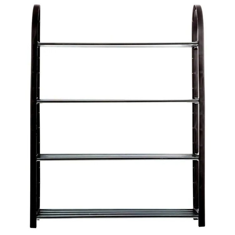 Shoe Rack for 8 pairs of shoes, SHOZY, 49,5 x 18,5 x H 64, Black