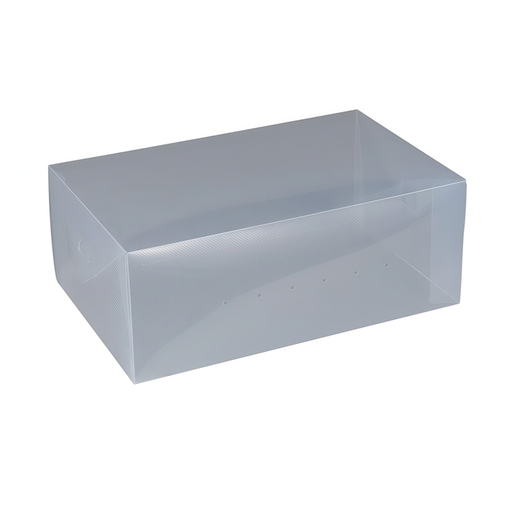 Shoe boxes, Set of 2, AUFBEWAHRUNGSBOX, 34 x 21 x H13 cm, Clear