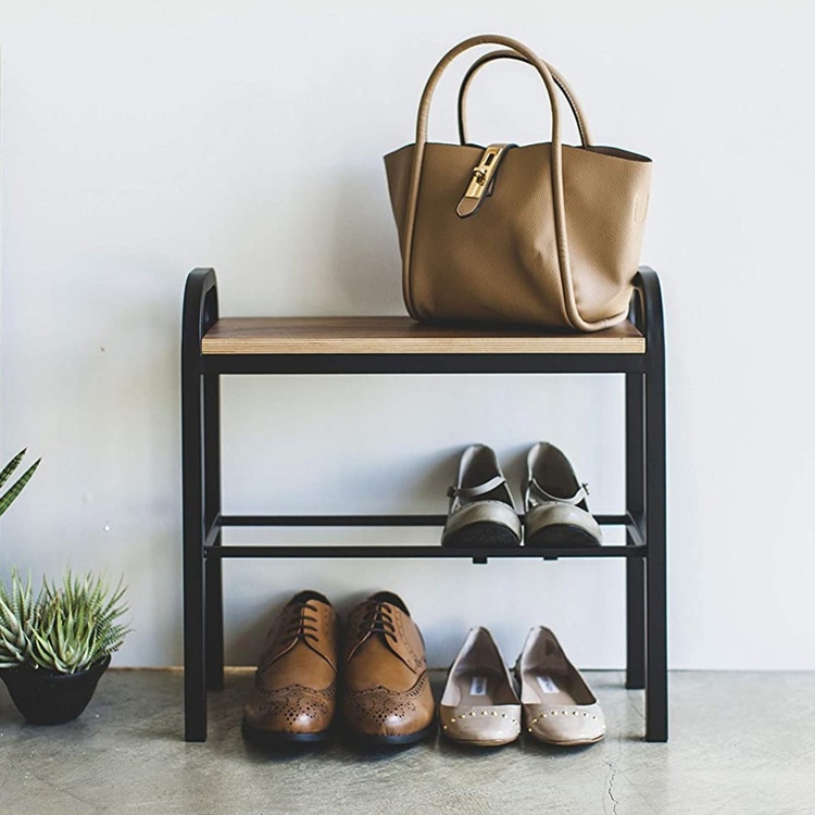 Shoe Rack / Stool, TOWER BENCH SHOE RACK, 48 x 19 x H 46 cm, Yamazaki
