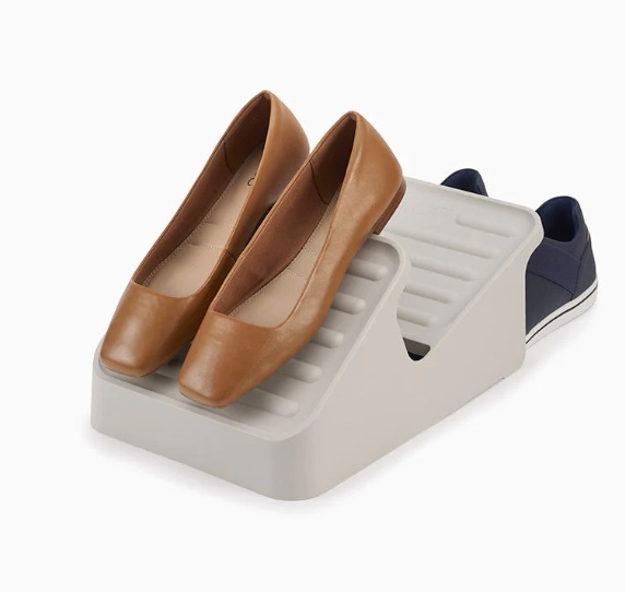 Shoe Rack, Space Saving, SHOE-IN RACK, Joseph Joseph, Light Grey