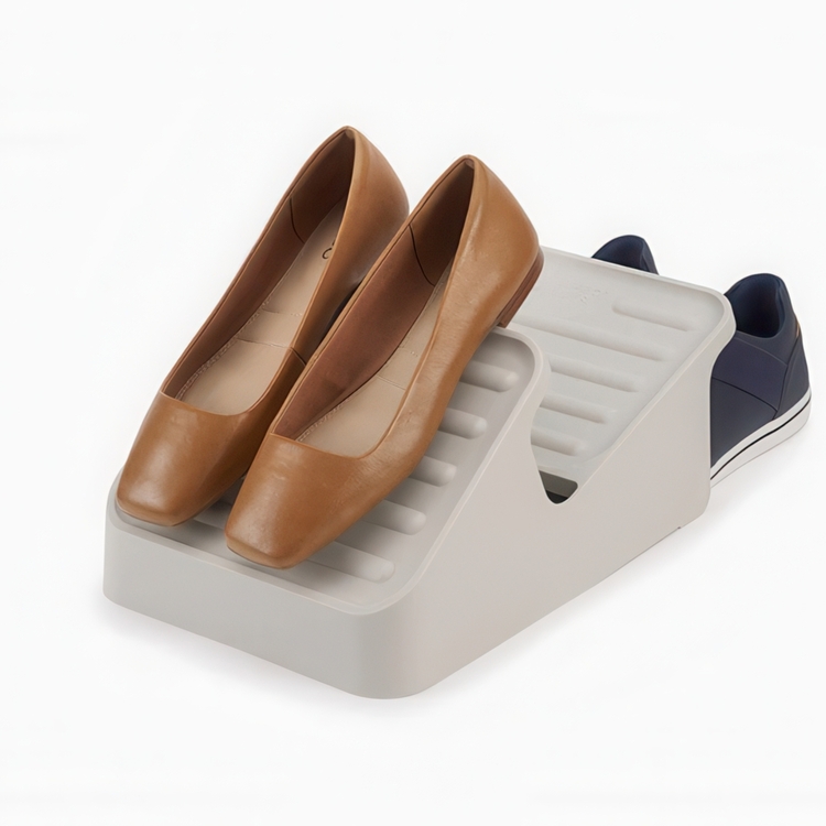 Shoe Rack, Space Saving, SHOE-IN RACK, Joseph Joseph, Light Grey