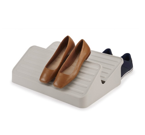 Shoe Rack, Space Saving, LARGE SHOE-IN RACK, Joseph Joseph, Light Grey