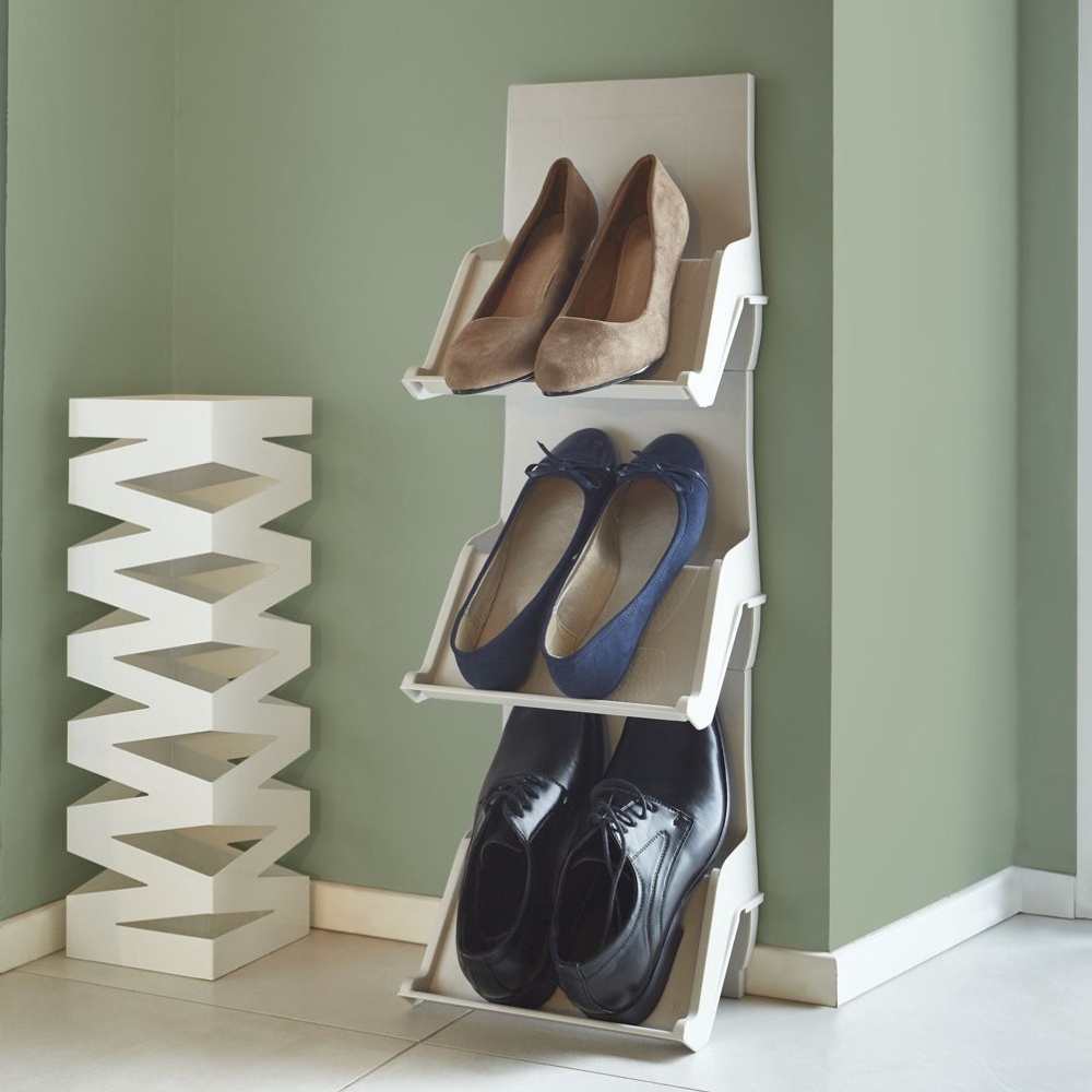 Shoe Organizer, SLID ORGANIZZA SCARPE, 25 x 17,5 x H 27 cm, Sand