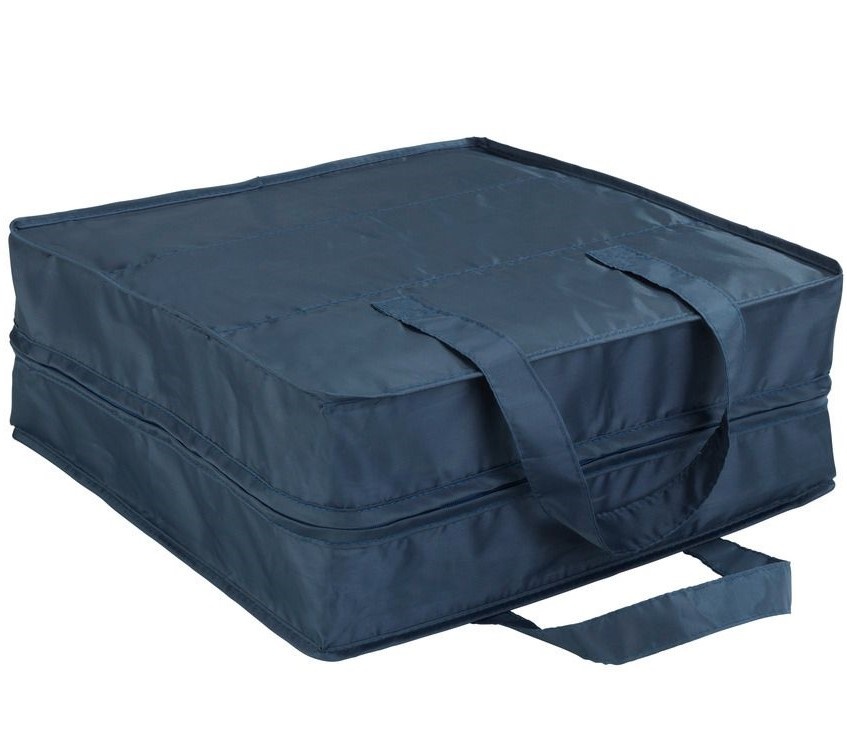 Shoe bag for 6 pair of shoes, BUSINES BLUE, 36,5 x 36,5 x 15,5 cm, Blue