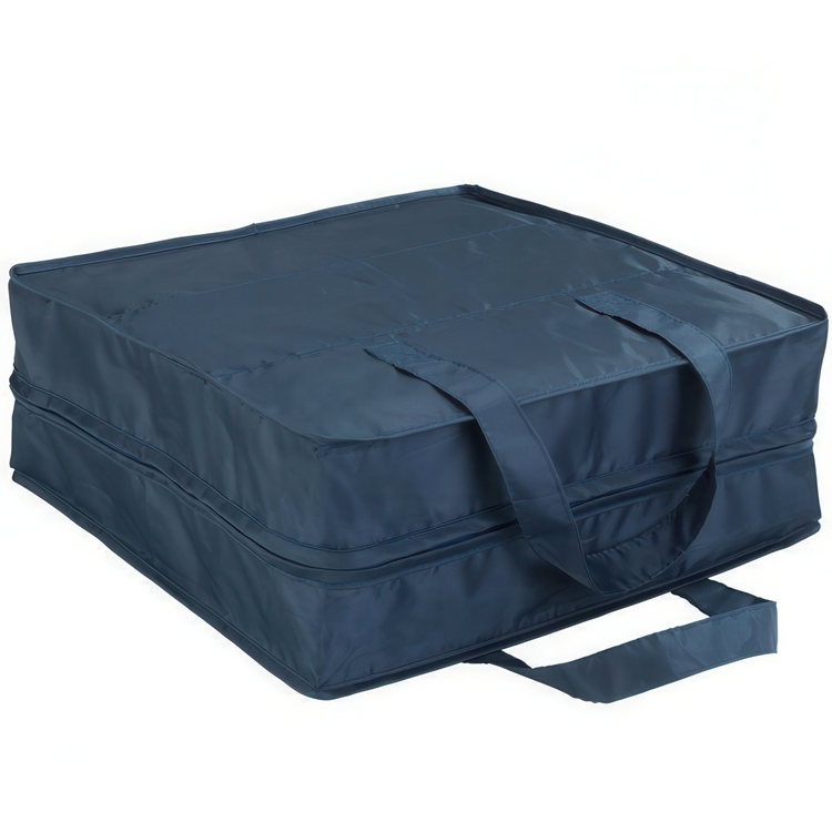 Shoe bag for 6 pair of shoes, BUSINES BLUE, 36,5 x 36,5 x 15,5 cm, Blue