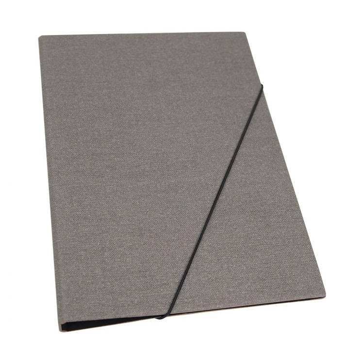 Clipboard / Folder, A4, BIGSO AMELIE CANVAS, Grey