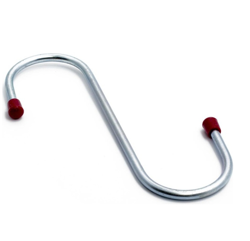 S hook, JUMBO S-HAKE, Habo, 16 cm, Silver / Red