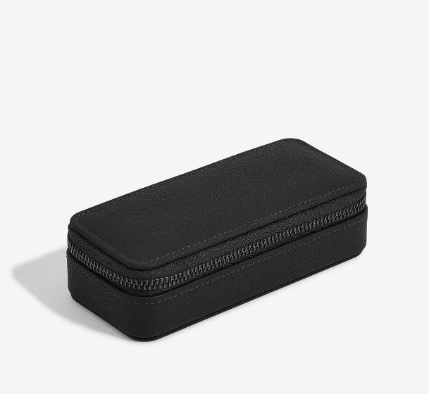 Travel Jewellery Box, STACKERS, 7 x 16 x H 4,2 cm, Pebble Black 