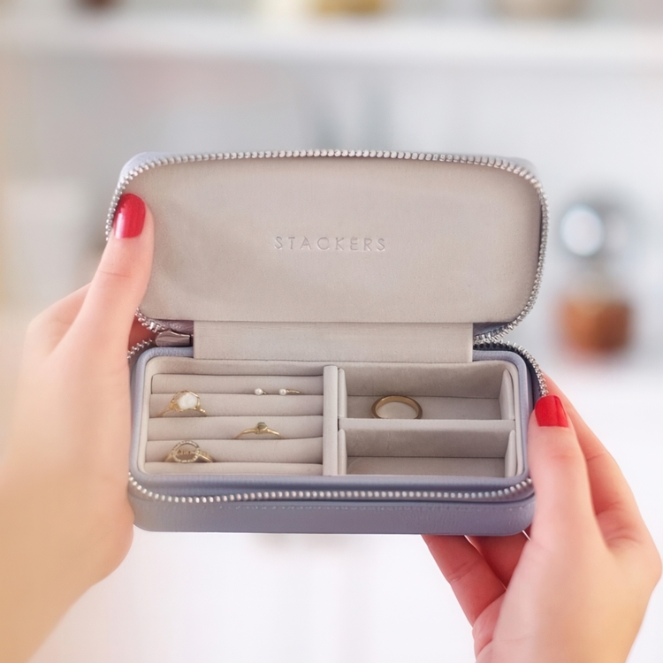 Travel Jewellery Box, STACKERS, 7 x 16 x H 4,2cm
