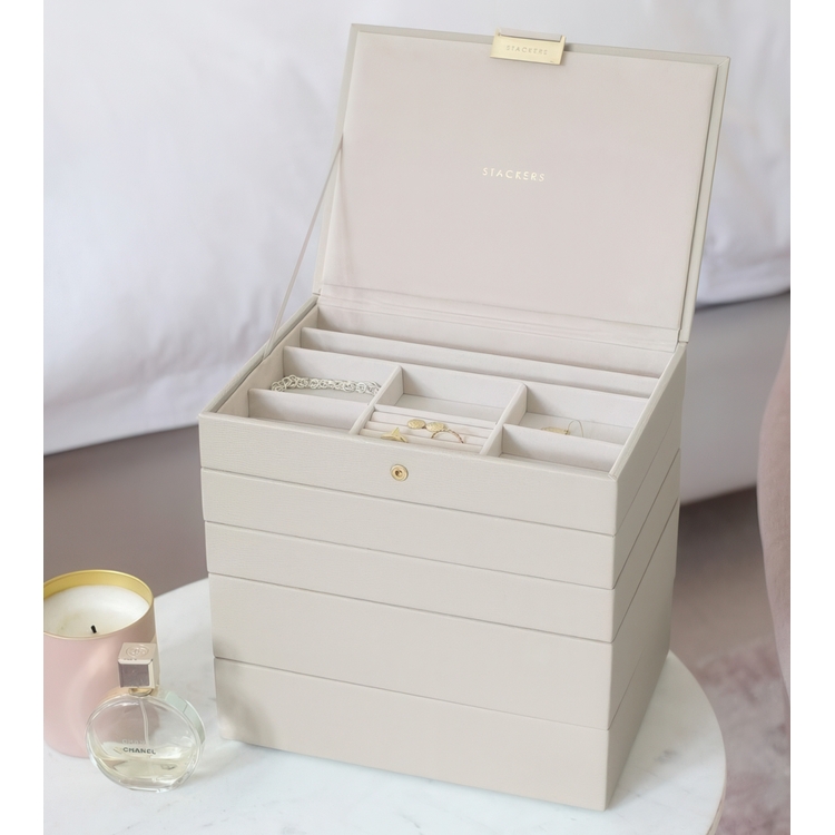 Jewellery Box, 5 layers, CLASSIC STACKERS, 18 x 25 x H 25,5 cm