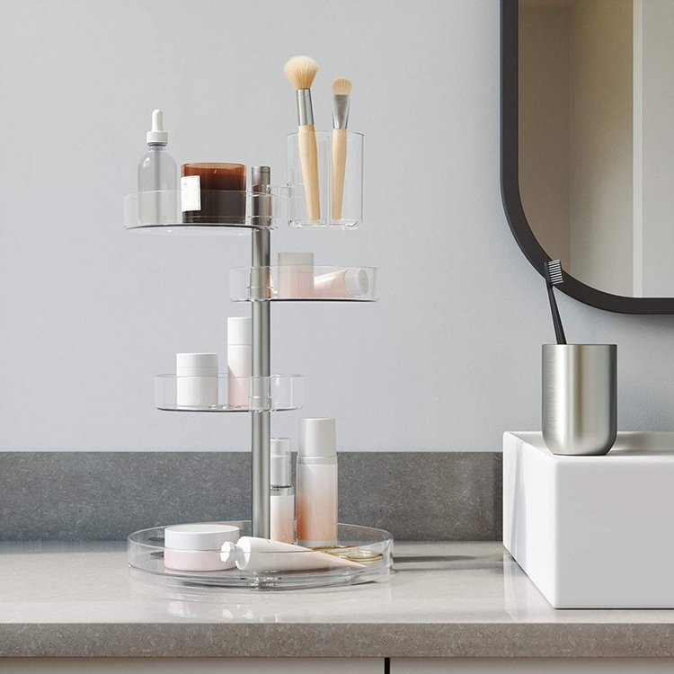 Rotating Organizer, PIROUETTE, Ø 23 x H 35 cm, Umbra