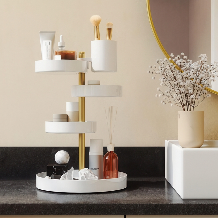 Rotating Organizer, PIROUETTE, Ø 23 x H 35 cm, Umbra