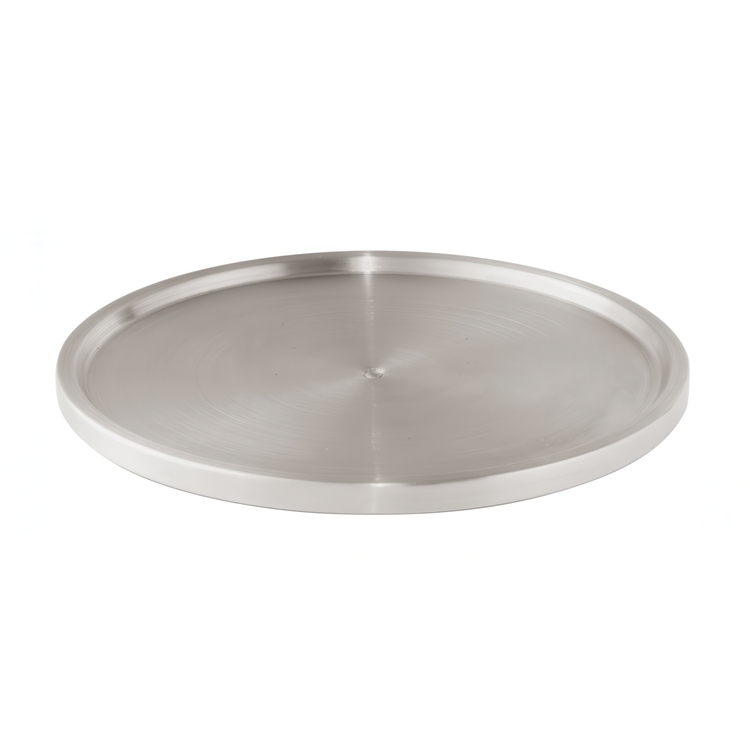 Turntable in metal, CUPBOARD CAROUSEL, Ø 26,5 x H 2 cm