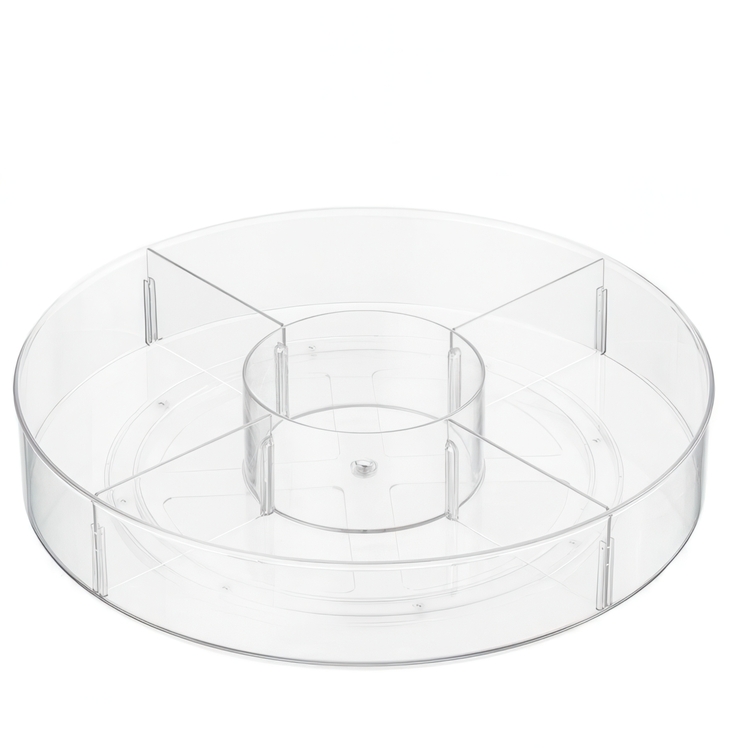 Turntable, XXL, THE HOME EDIT UNDER CABINET SPINNER Ø 45,7 cm, Transparent