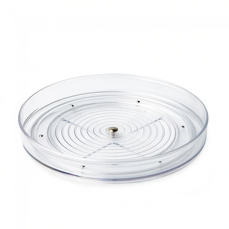 Kitchen Organiser, Small, RPET TURNTABLE, Low, Ø 23 cm, Transparent