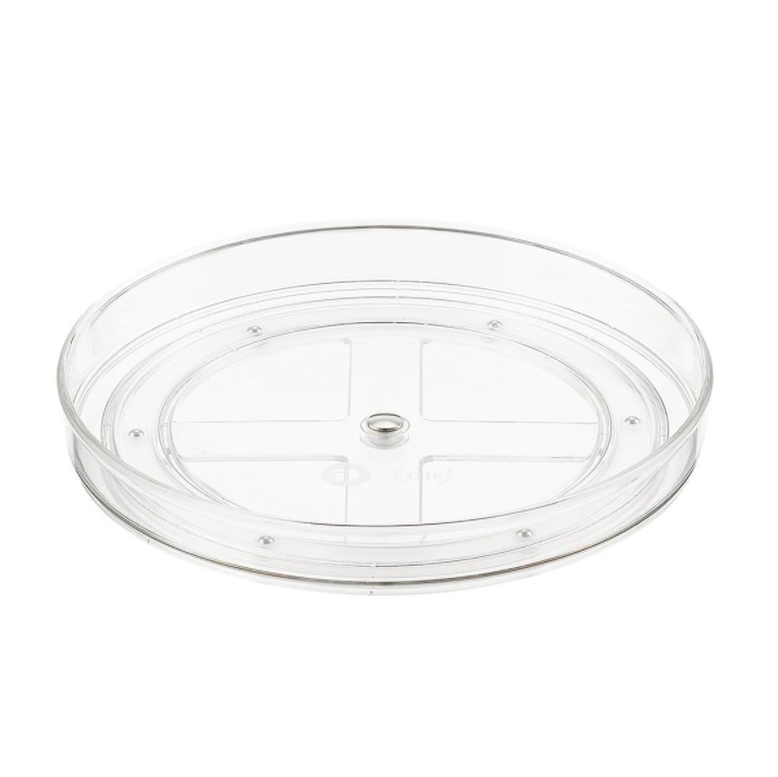 Lazy Susan, Small, THE HOME EDIT SINGLE TIER TURNTABLE Low, Ø 23 cm, Transparent