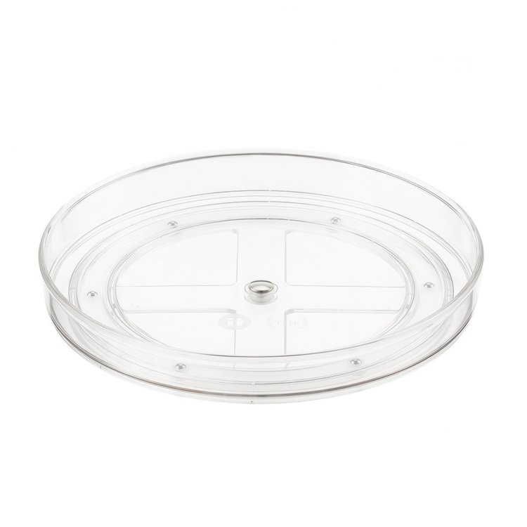 Lazy Susan, Small, THE HOME EDIT SINGLE TIER TURNTABLE Low, Ø 23 cm, Transparent